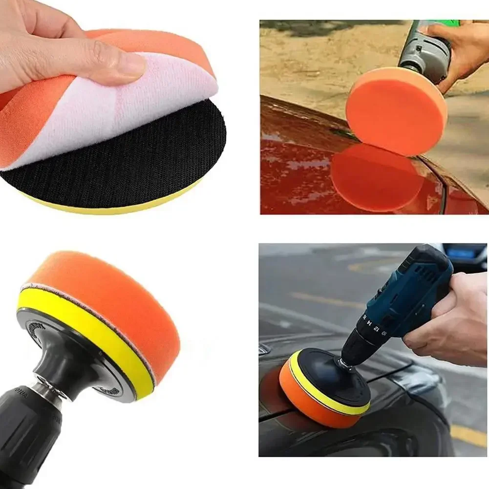 Polish Pad Set Buffer - 6Pcs Foam Pad Buffer Kit Polishing