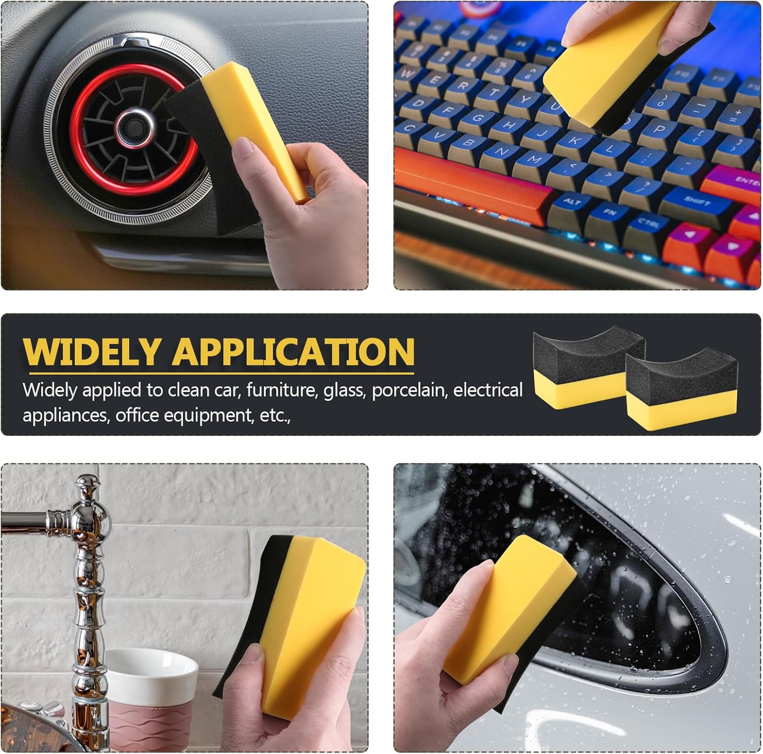 Auto Cleaning Sponge Brush Wax - огляд і ціна Wax Applicator Pad