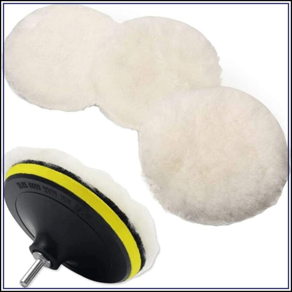6 Pcs 5 Inch Wool Polishing Bu - огляд і ціна Polish Pad Set Buffer